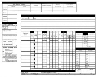 Jeppesen VFR Navigation Log Flight Plan Form : AustinFlightCheck com