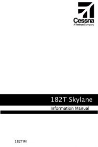 Cessna 182T Skylane Information Manual