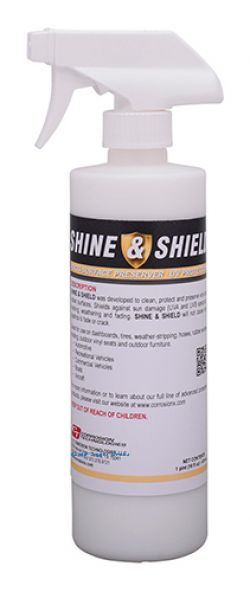 Shine &amp; Shield Vinyl and Rubber Protectant - 32 oz Trigger Spray