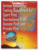 FAA Airman Knowledge Testing Supplement - Sport, Recreational, Remote and Private Pilot