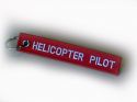 Helicopter Keys Embroidered Key Chain