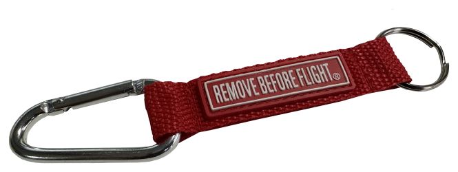 "Remove Before Flight" Carabiner Keychain
