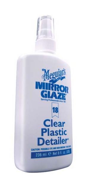 Meguiars Mirror Glaze Clear Plastic Detailer #18 - 8 ounce