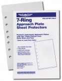 ASA Poly Sheet Protectors - For 7 Ring Jeppesen Style