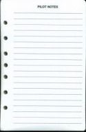 Jeppesen Pilot Notes - Lined