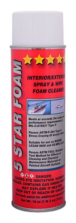 5 Star Multisurface Foaming Cleaner by Corrosion Technologies - 16 oz
