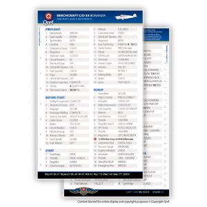 Qref Checklist - Card Version - Beech Bonanza C/D35