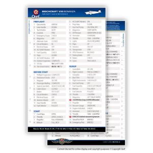 Qref Checklist - Card Version - Beech Bonanza V35 A/B
