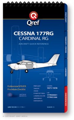Qref Checklist - Book Version - Cessna 177RG Cardinal