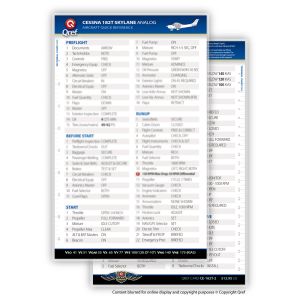 Qref Checklist - Card Version - Cessna 182T Skylane