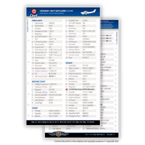 Qref Checklist - Card Version - Cessna 182T Skylane G1000