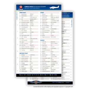 Qref Checklist - Card Version - Cirrus SR22 G3