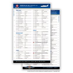 Qref Checklist - Card Version - Piper Cherokee 140 PA-28-140