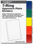 ASA 7 Ring Color Dividers for Jeppesen-style Binders
